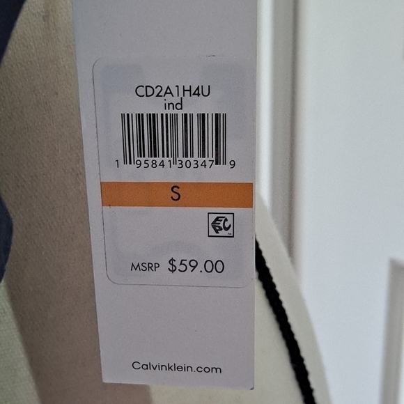 Calvin Klein Size Small Navy Blue Sleeveless Romper NWT - Picture 6 of 9